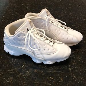 Jordan 13 Retro All White Golf Shoe